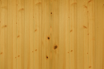 木目の揃った板材ボードの壁と床の表面のテクスチャー背景壁紙