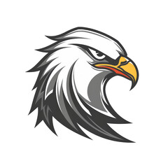 Majestic eagle head illustration embodying strength and focus