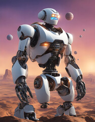 Robots take over the entire universe.