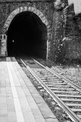 Obraz premium Magic of the Cinque Terre. Timeless images. Vernazza in black and white