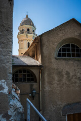 Magic of the Cinque Terre. Timeless images. Vernazza immersed in the color of the houses and the sea
