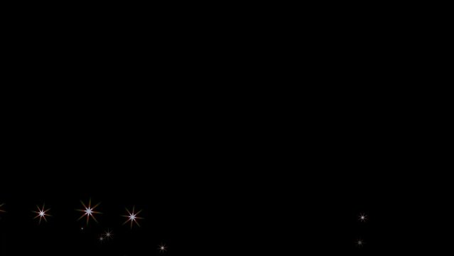 A transition effect with magical star particles filling the screen! Overlay over your footage with a blend mode like: "Add" or "Screen"!
