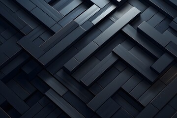 Modern black blue abstract background. Minimal. Color gradient. Dark. Web banner. Geometric shape. 3d effect. Lines stripes triangles. Design. Futuristic. Cut paper or metal effect. Luxury. Premium.
