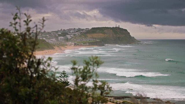 Merewether Beach looking North, Newcastle, NSW, Australia