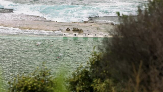 Merewether Ocean Baths, Newcastle, NSW, Australia