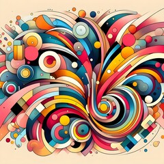 abstract background with circles