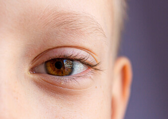 Child's human Eye - Macro - close up