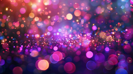 Bokeh lights background. Abstract multicolored light.
