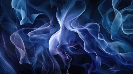 Obraz premium Dark velvet blue gradient background