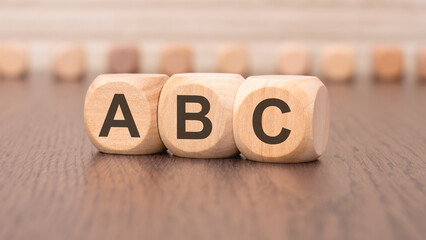 the word cubes formed ABC It's an abbreviation for Always Be Closing