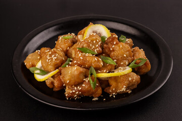 Chinese Lemon Chicken is Crispy Chicken Bites With Tangy Lemon Sauce.