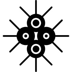 Obraz premium Micractinium Icon