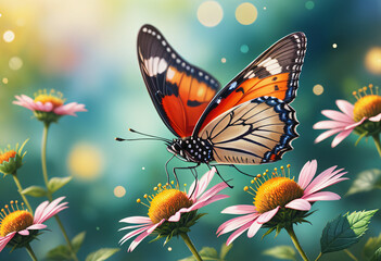 Butterfly on flower