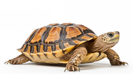 Obraz premium Turtle isolated on a white background.