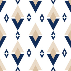 seamless geometric pattern with triangles