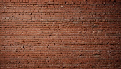 Obraz premium Old red brick wall damaged background