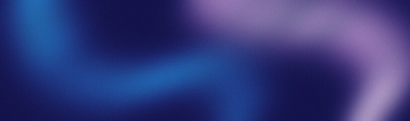 Fototapeta premium Blurred neon glow black, blue, pink and purple colors flow gradient background. Wide banner modern technology design.