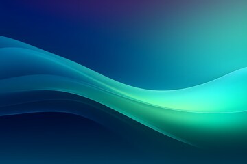 abstract green and blue wave background