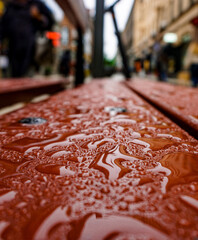 Close up of a wet bench