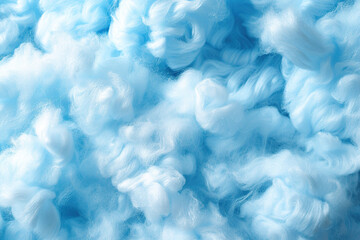 Fototapeta premium Generative ai on theme of beautiful texture soft fluffy cotton, design natural abstract background