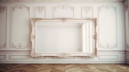 window with frame. generative ai