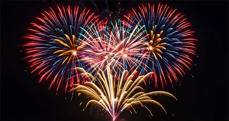 Fireworks at New Year celebration