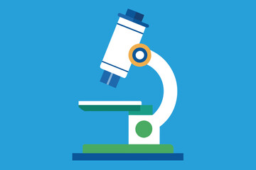 lab equipment. Microscope for studying different microorganisms.