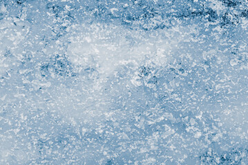 Frosted Ice Block, Blue Toned Textured Background