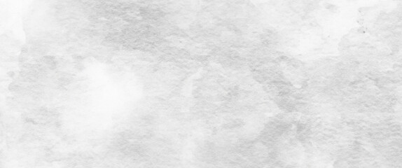 White Marble Texture with Concrete Wall Background and Watercolor Painting in Gray and White