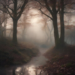 fog in the forest