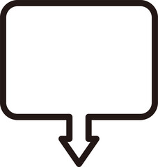 使いやすい角丸の吹き出し