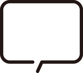 使いやすい角丸の吹き出し