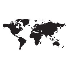 world map icon vectors illustration