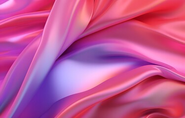 Obraz premium Soft smooth purple silk fabric texture, luxury smudges ice cream satin background. 