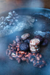 Lebkuchen und Mandeln