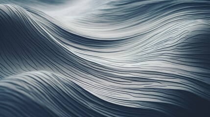 Close-up of smooth water ripples forming abstract wave patterns