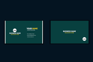 Modern Business Card. Vector Modern Creative and Clean Business Card Template