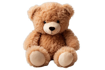 This is a photo of a cute and cuddly teddy bear. It is perfect for snuggling up with on a cold night. Made with soft, high-quality materials.