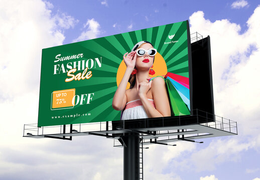 Summer Sale Billboard Design Template