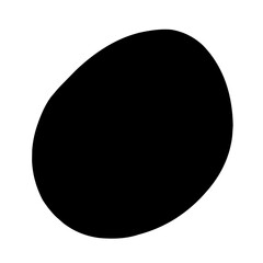 irregular black blob shape
