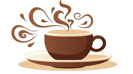 Obraz premium cup of coffee with beans