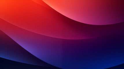Abstract Multilayered Waves in Purple and Red