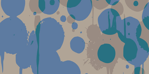 Abstract pattern. Artistic brush strokes. Illustration for printing on wall decorations. For use in graphics.