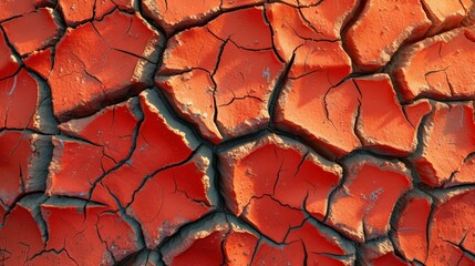 Land with dry and cracked ground. Desert,Global warming background