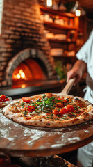 Authentic Italian Pizzeria with Brick Oven and Fresh Pizza  