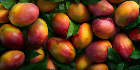 peaches on a market stall