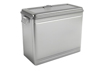 Chest freezer isolated on transparent background