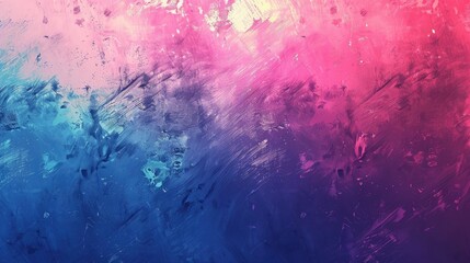 A colorful background with blue, pink and purple colors. The background is a painting with a lot of brush strokes