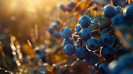 Nikon Lens Magic: Sunny Macro Food Photography Featuring Delectable Blueberries