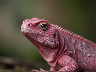 Fototapeta premium iguana, lizard, reptile, animal, green, dragon, nature, wildlife, wild, eye, animals, zoo, pet, scales, skin, closeup, tropical, close-up, fauna, portrait, scale, reptiles